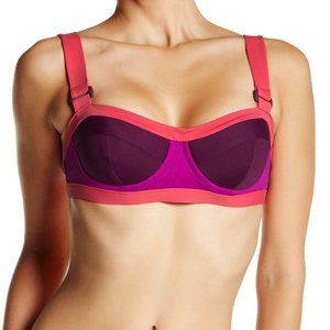 BECCA Metropolis Underwire Bikini Top size Large